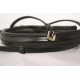 Hans Melzer Reithalfter standard englisch kombiniert schwarz/messing Pony