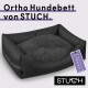 Ortho Hundebett Perfect Dreams anthrazit M