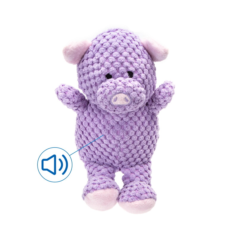 nobleza - Quitsche-Plüschtier Lila Schwein