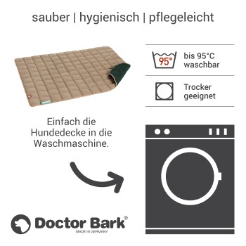 Wendedecke braun/ grün XL