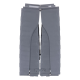 Graues Haustierpflegewerkzeug mit einem faltbaren Design, mit strukturierten Griffen und einem zentralen Scharnier für einfache Aufbewahrung.