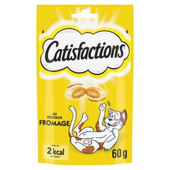 CATISFACTIONS Friandises pour chat et chaton 6 x 60 g Fromage