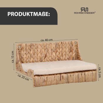 ® Katzenkletterwand Fenja naturfarben 25 cm, 20 cm, 40 cm