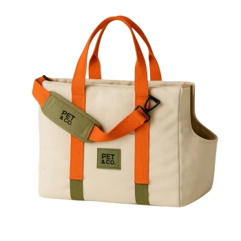 Pet & Co Hundetasche Bruno Canvas creme