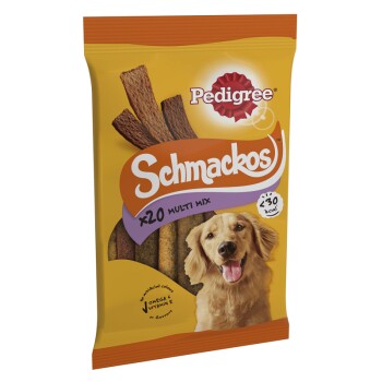 SCHMACKOS Dog Treats Multi Mix 20 Sticks