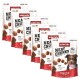 Cinq paquets de friandises pour chiens Animonda Meat Chunks, étiquetés 'Rind Pur' (Bœuf Pur), présentant un chien sur le devant et le texte '98% viande'.