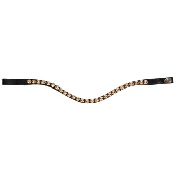 Schwarzes Leder-Haustierhalsband, verziert mit funkelnden Strasssteinen, das ein stilvolles und elegantes Design zeigt.