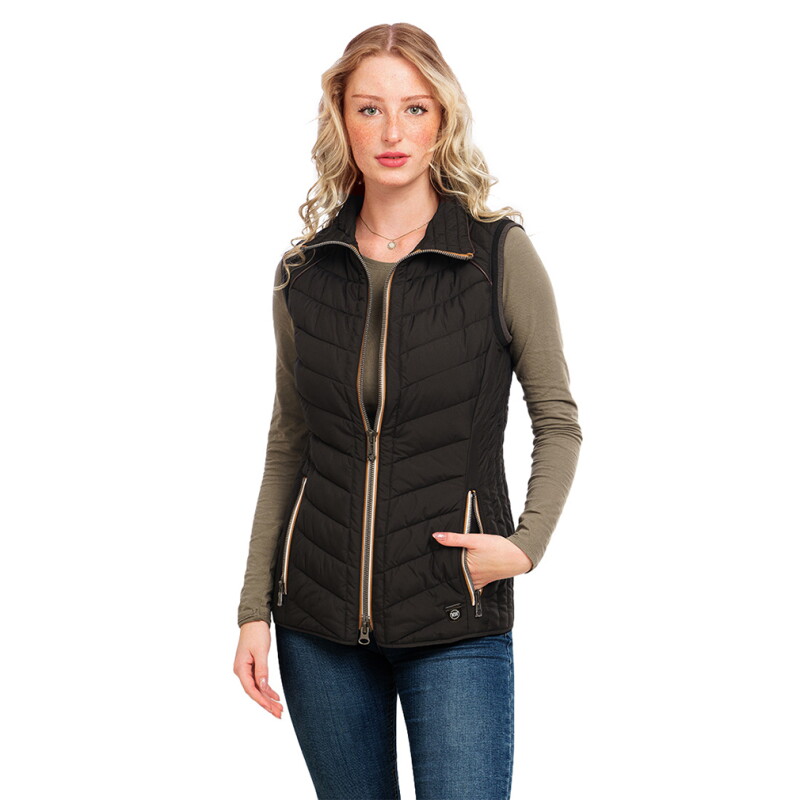 Knuffelwuff Damen Weste Riverside schwarz 40 - EU