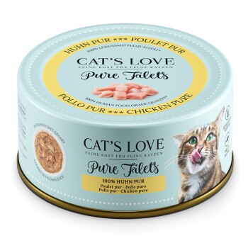 Nassfutter Katze Adult Pure Filets Huhn 6x100 g