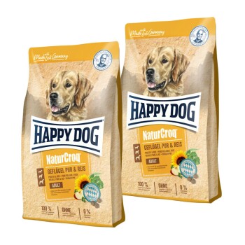 HAPPY DOG NaturCroq Geflügel Pur 2×15 kg