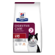 Sac de nourriture pour chats Hill's Prescription Diet Digestive Care i/d, présentant un design violet avec les étiquettes "Recommandé par les vétérinaires" et "ActivBiome+".