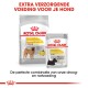 Royal Canin Dermacomfort hondenvoer: een middelgrote zak droogvoer en een 85g natte zak, met extra zorg voeding.