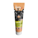 Lucky Lou Kätzchen-Vitaminpaste in Tube mit Katzenkopf-Design, gegen Haarballen, Vitaminboost und Malzcreme-Text.