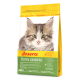 Tüte Josera Getreidefreies Kittenfutter mit dem Gesicht eines Kätzchens, mit den Aufschriften "GETREIDEFREI", "KITTY" und "36/22 Optimal Growth."