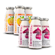 Flaschen von SmoothieDog Snacks für Hunde, beschriftet 'Sensitivo' und 'Immunio', mit Ansprüchen auf hypoallergene und immunstärkende Eigenschaften.