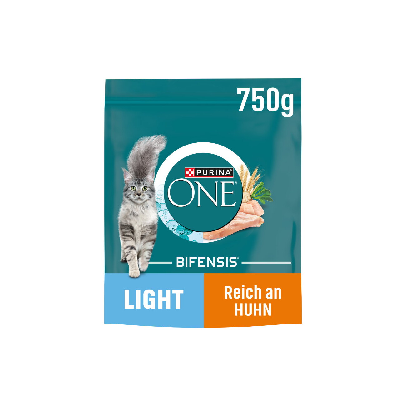 9 x 750 g Purina ONE Light (€ 7,38/kg) Trockenfutter mit Huhn - Bild 7