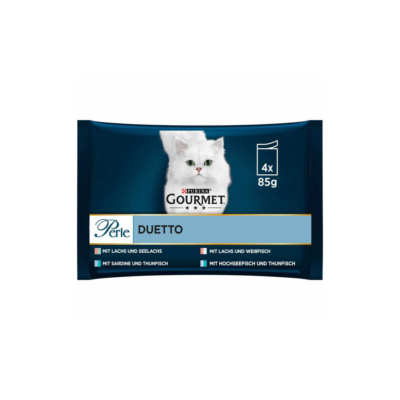 GOURMET Perle Duetto di Mare Fisch 4x85 g