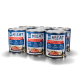 Sechs Dosen Nutri QM M!EAT Hundefutter für Erwachsene, reich an Rind mit Kartoffel, hergestellt in Deutschland, 93 % Fleischanteil.