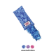 Blaues KONG Kickeroo Katzenspielzeug, gewundener Stoff und zotteliger Schwanz; sichtbarer Text: 'KONG Kickeroo' und 'Verschiedene Farben'.
