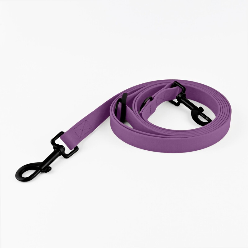 THE DOG IDEA Umhängeleine aus Biothane Grape M