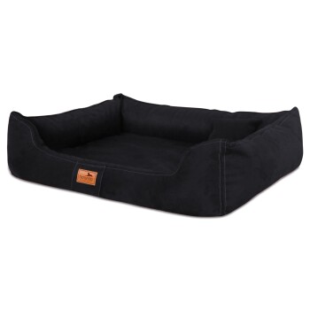 ® Orthopädisches Hundebett Maddox Soft Editon Hundesofa schwarz 1,2 m, 25 cm, 85 cm