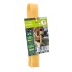 Hundekau-Stick mit der Aufschrift "DAUERKAUER", geeignet für Hunde von 10-15 kg, 100% natürlich, fördert die Zahnpflege und Stressabbau.