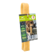 Hundekau-Stick mit der Aufschrift "DAUERKAUER", geeignet für Hunde von 10-15 kg, 100% natürlich, fördert die Zahnpflege und Stressabbau.