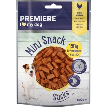 Mini Snack Sticks Huhn mit Reis 150 g