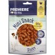 Premiere I love my dog Mini Snack Sticks, 150g Wertpackung, mit weichen Hähnchen- und Reiskeksen für Hunde.