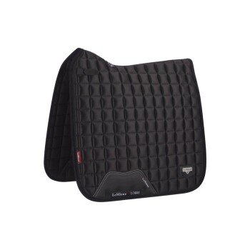 Dressurschabracke Loire Classic Square schwarz WB (Warmblut)