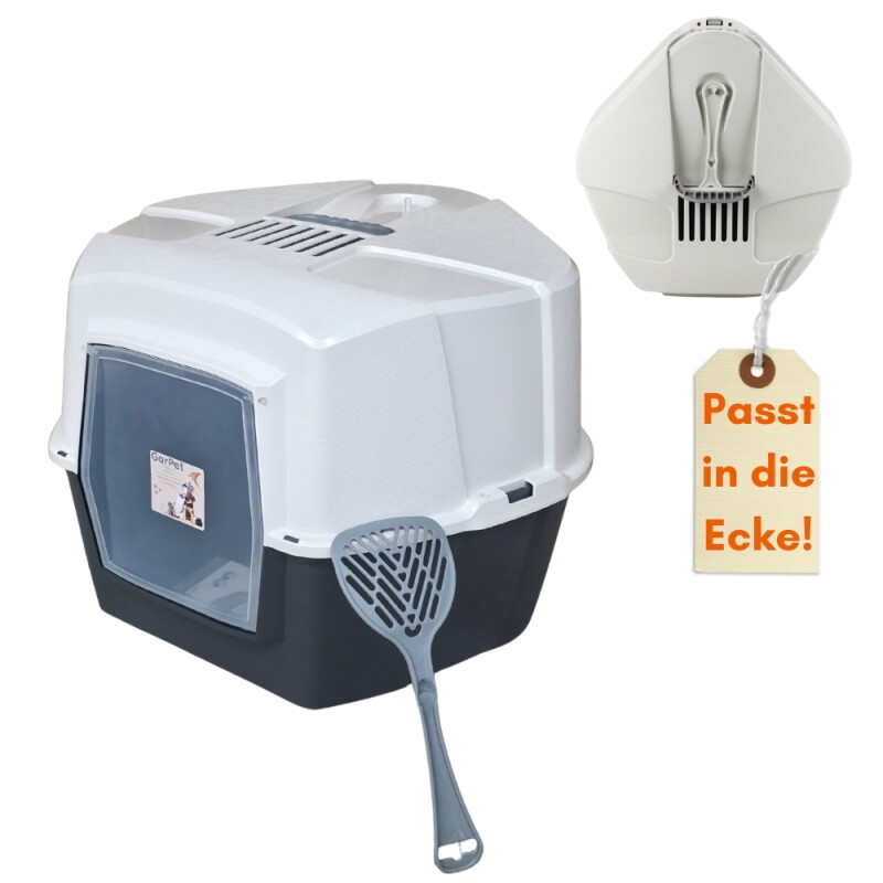 GarPet Eck Katzenklo XXL Eck Katzentoilette