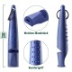 Blaue ACME 211,5 Hundepfeife mit weichem Mundstück und Komfortgriff, 80 mm lang.