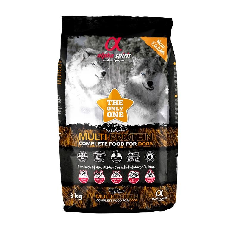 alpha spirit Dog Multiprotein Huhn und Schwein 3 kg