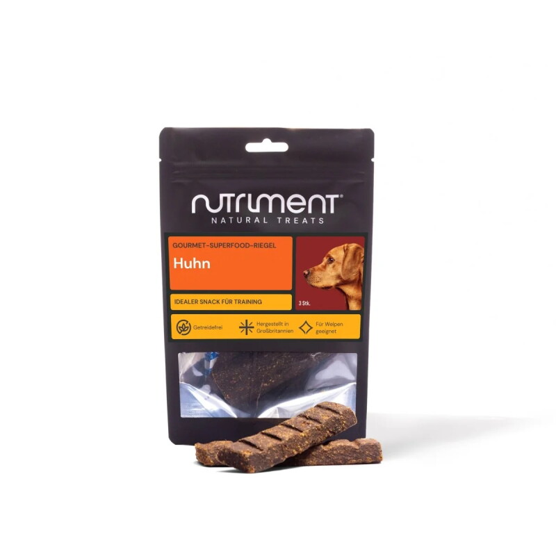 Nutriment Gourmet Superfood Riegel Huhn 108 g