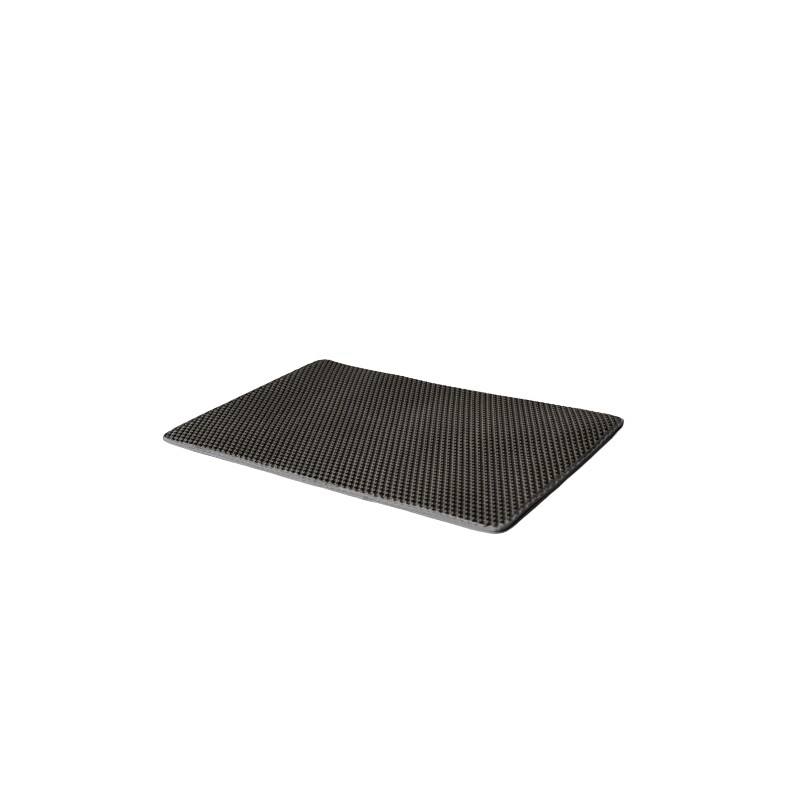 RHR Quality Katzenklo Matte Dirty Paw 75x55cm anthrazit/ grau