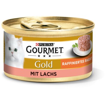 Gourmet Gold Raffiniertes Ragout 12x85g Lachs