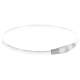 LED-Haustierhalsbandlicht, klares, rundes Design mit einem Netzschalter, ideal für Sichtbarkeit und Sicherheit bei Nacht für Haustiere.
