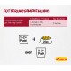 Fütterungsempfehlung: 1–2× Paté + 20 g Trockenfutter oder 2–3× Paté; Josera-Logo
