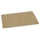 Rechteckige Kratzmatte für Haustiere aus Naturfasern mit grober Struktur, gezeigt vor weißem Hintergrund.