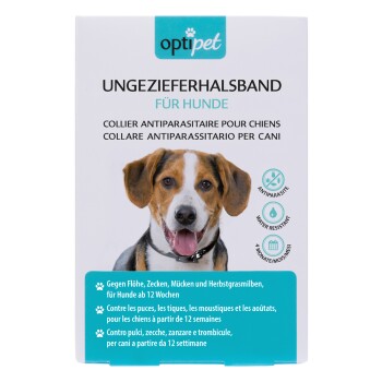 OptiPet Hundehalsband gegen Ungeziefer