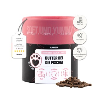 ALPHAZOO Butter Bei Die Fische! 65g I Leckerli für Katzen