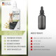 REAVET Ohrmilbenöl Plus 110ml Ohröl für Haustiere, mit einem Hund auf dem Etikett, betont natürliche Inhaltsstoffe und deutsche Qualität.