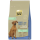 Tüte Select Gold Maxi Adult Sensitive Hundefutter für Hunde über 25 kg, reich an Seidenraupenprotein, glutenfreie Formel.