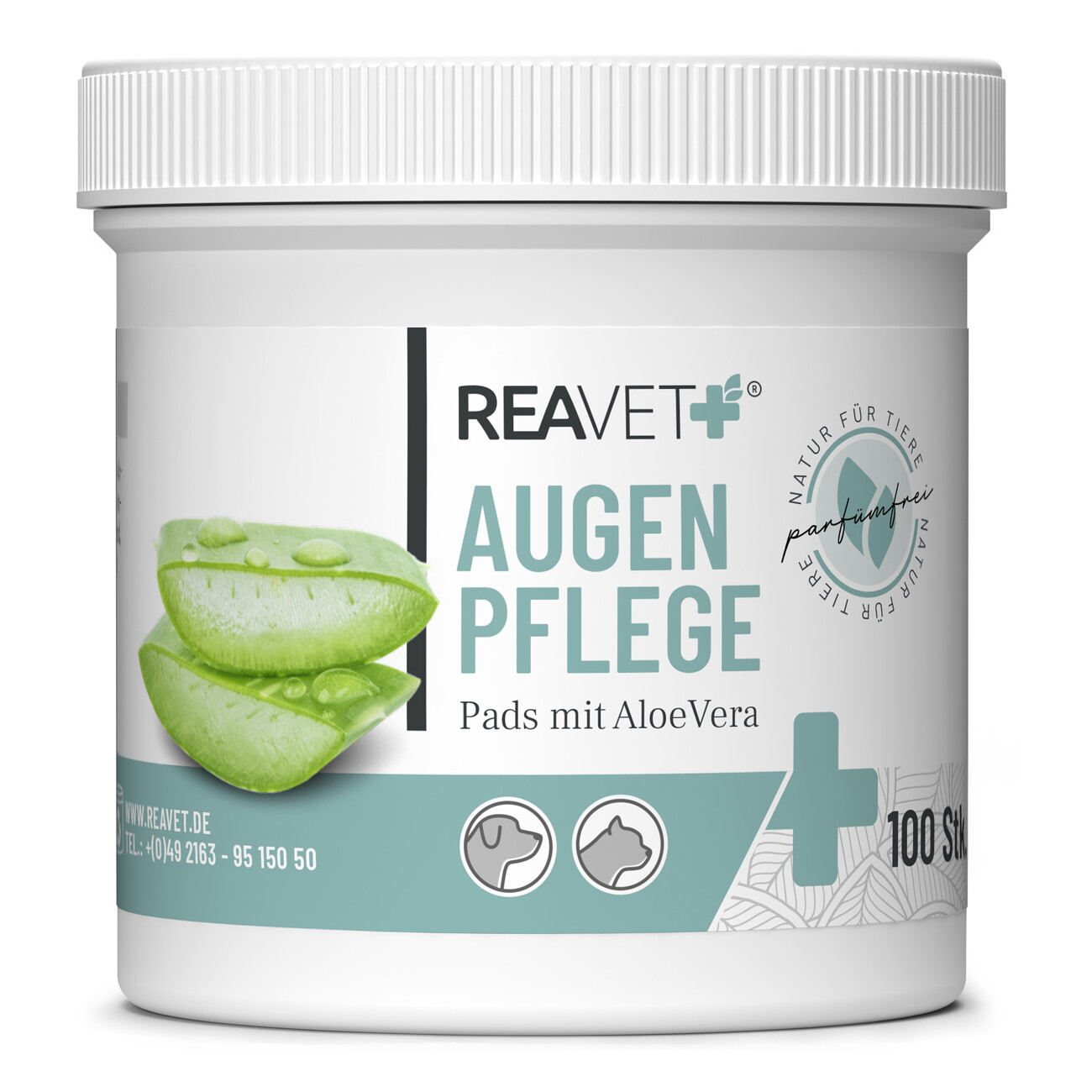 REAVET Augenpflege Pads 100 Stück - Image 1