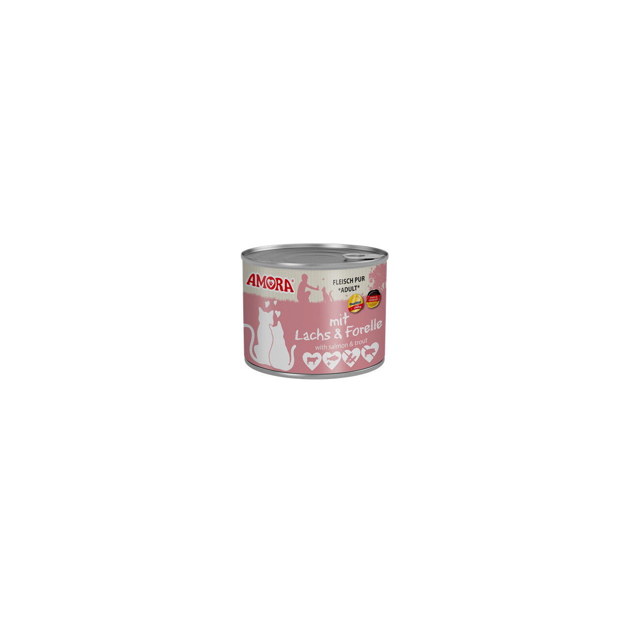 Amora Cat Pur 6x200g Delikater Lachs und Forelle