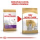 Image comparant deux sacs de nourriture pour chiens Royal Canin Maltese, mettant en avant un nouveau design avec le texte "NOUVEAU LOOK, MÊME FORMULE."