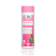 Taurinetten-Ergänzung für Hunde und Katzen in einer pinken und weißen Flasche, mit einem Golden Retriever und einer Katze auf dem Etikett.