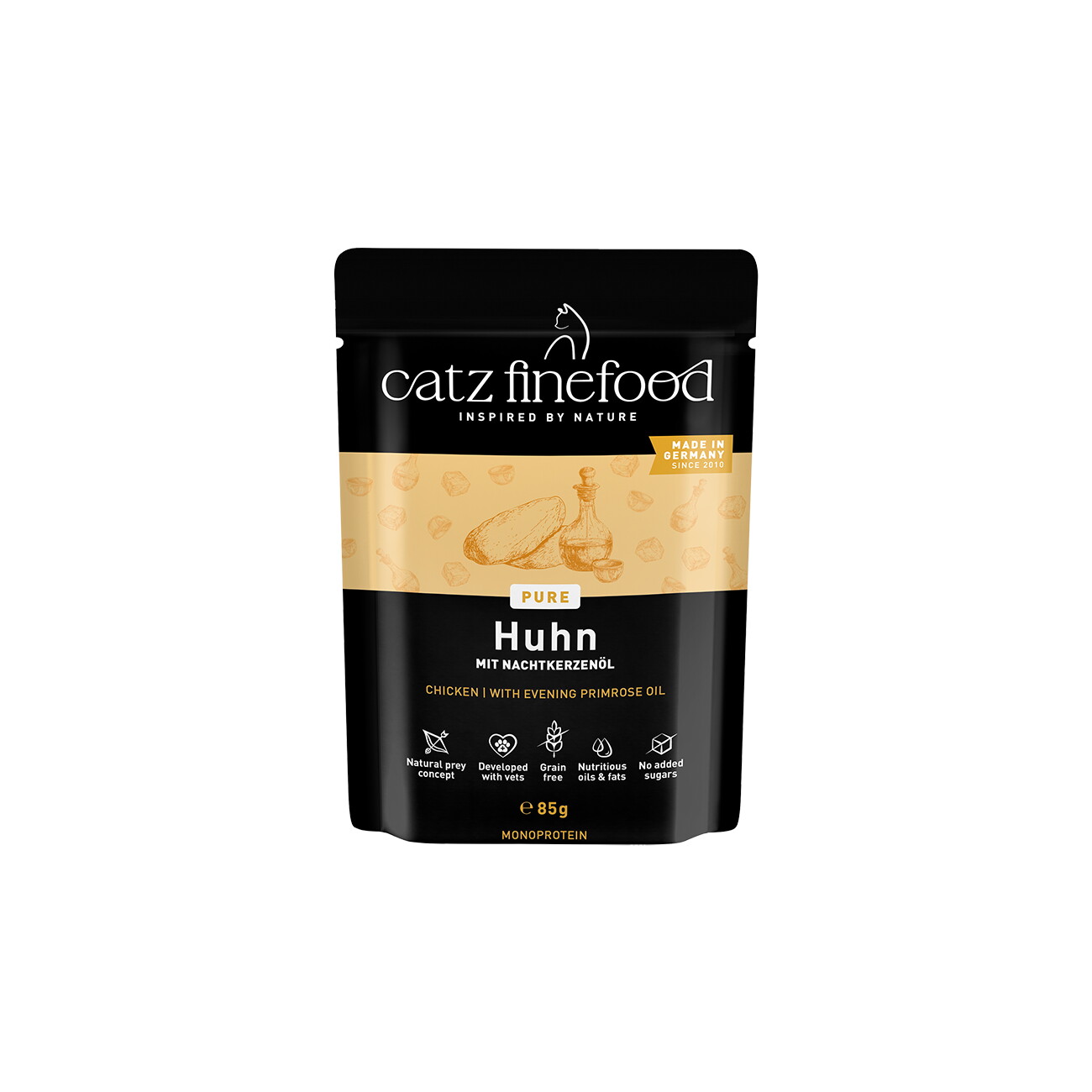 Catz finefood Nassfutter Katze Pure Adult Huhn 16x85 g