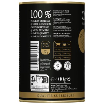 Nourriture humide chat senior Canard 6x400 g
