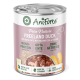 Dose von AniForte Pure Nature Freeland Ente Hundefutter, mit 60 % Ente, getreidefrei und in Deutschland hergestellt, mit natürlichen Zutaten.